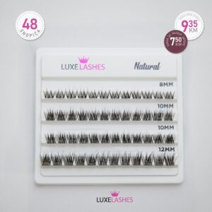 Parcijalne trepavice, Natural, 48 snopića