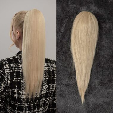 Šampanjac / Srednje plava │Ravna │50cm │Rep na mrežicu