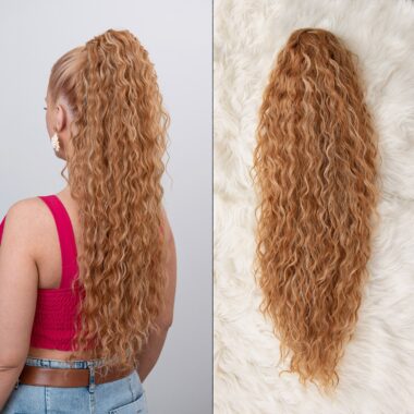 Svijetlo Bakrena │Afro │80cm │Rep na mrežicu