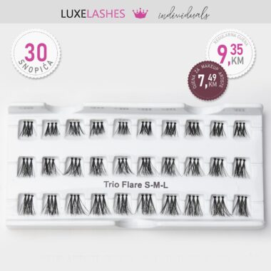 Parcijalne trepavice TRIO (S,M,L)