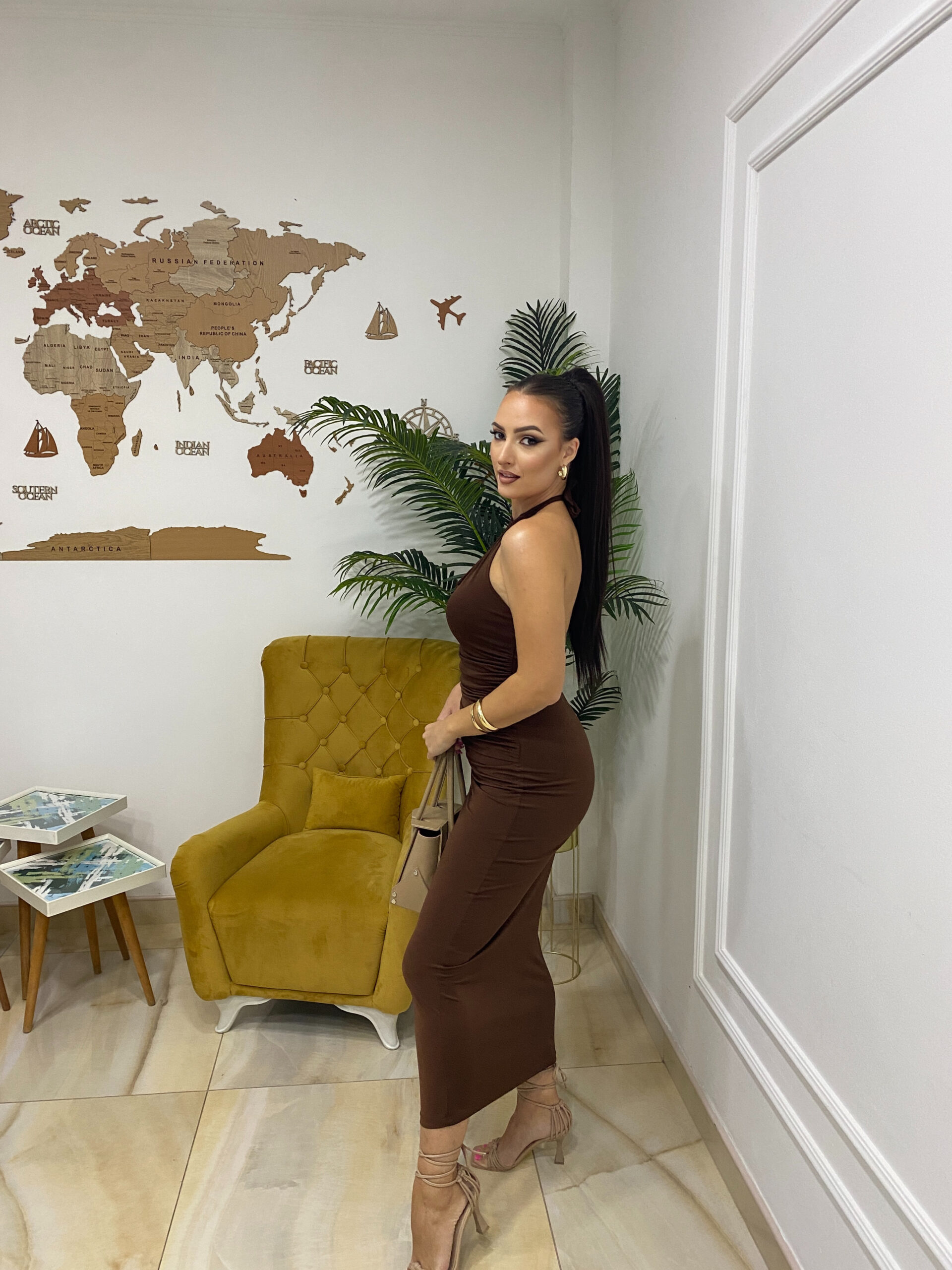 Tamno smeđa │ Ravna │ 75cm │ Rep na mrežicu photo review