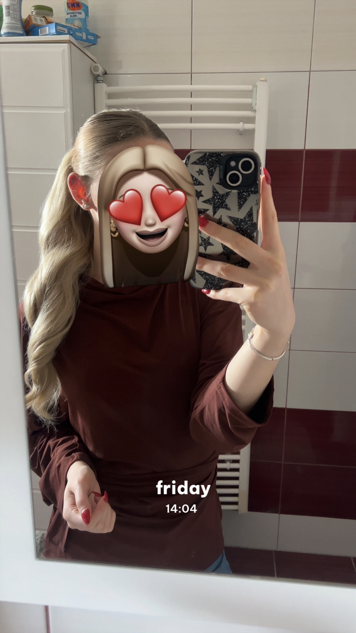 Tamno plava │ Opuštena kovrča │ 50cm │ Rep na mrežicu photo review