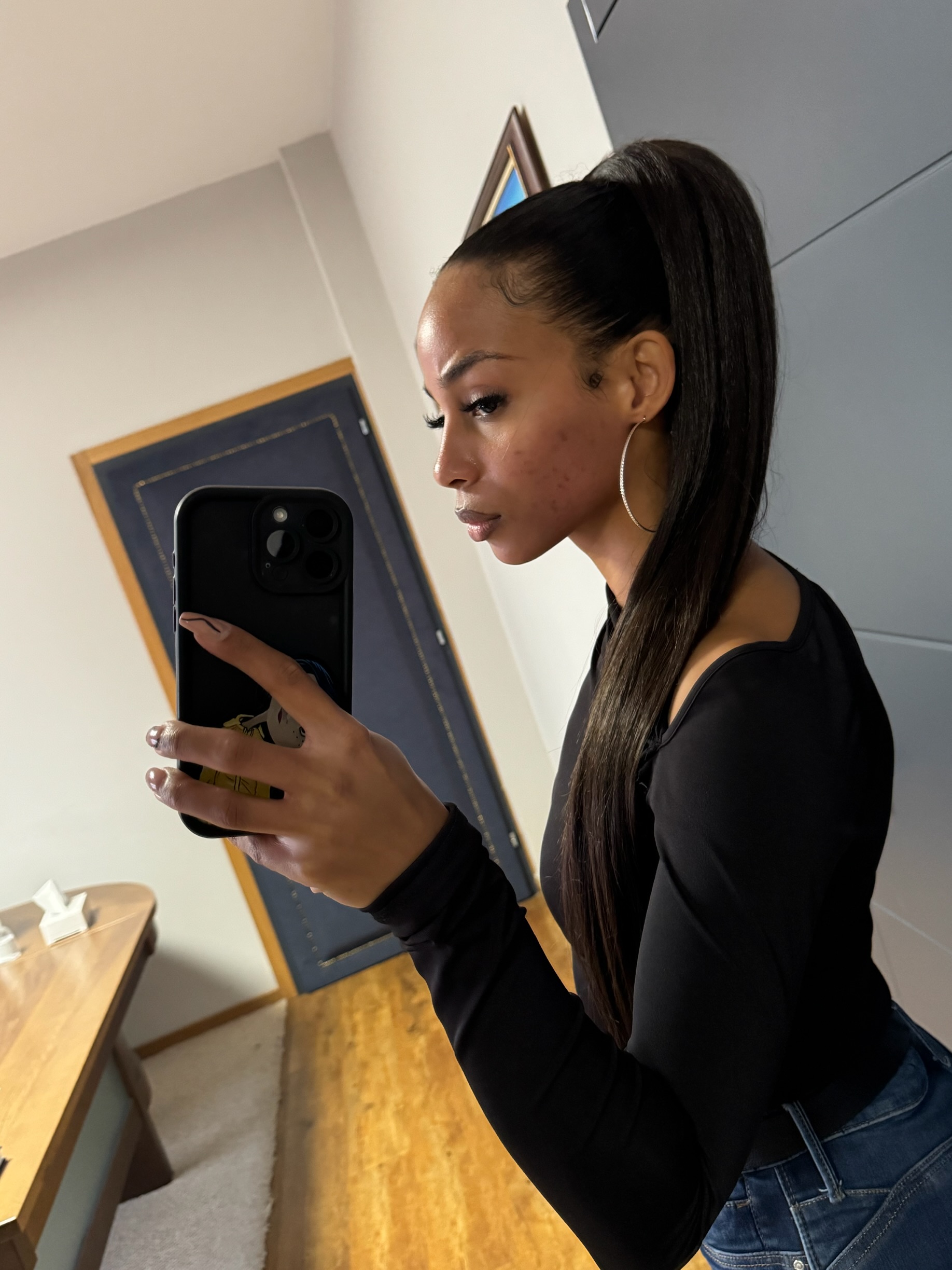 Tamno smeđa │ Ravna │ 75cm │ Rep na mrežicu photo review