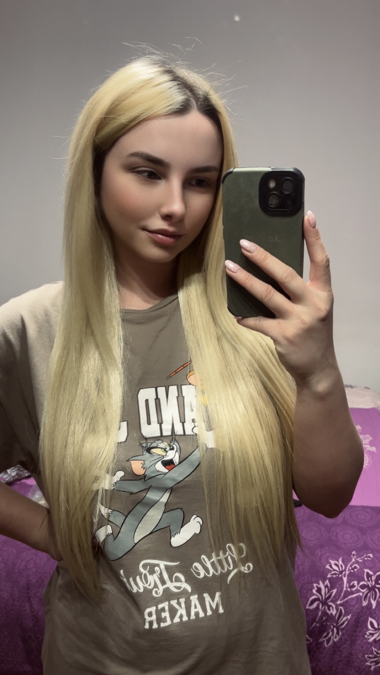 Svijetlo plava │ Ravna │ 60cm │ Ekstenzije na klipse photo review