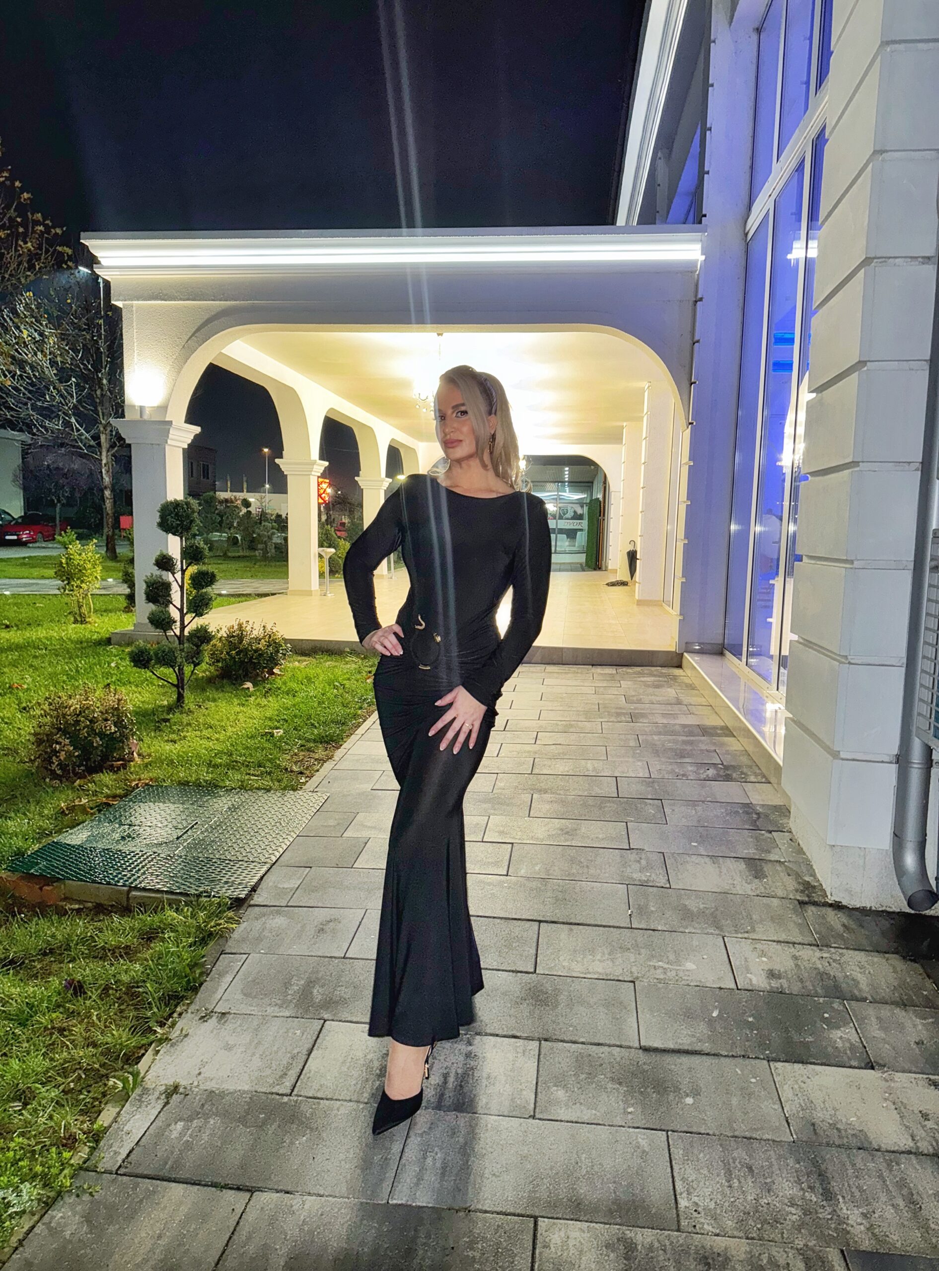 Tamno plava │ Ariana │ 40cm │ Rep na mrežicu photo review