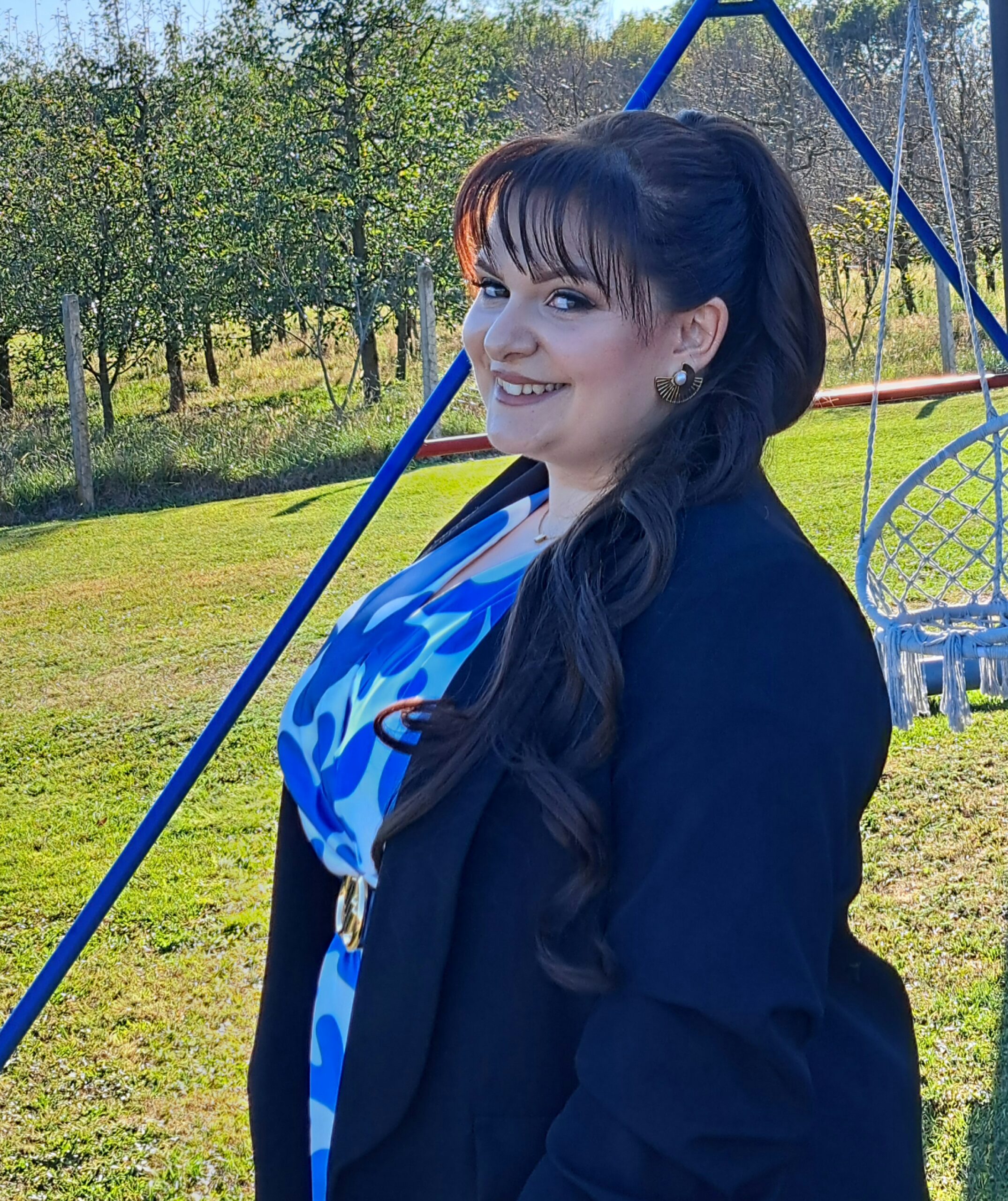 Smeđa │Opuštena kovrča │80cm │Rep na mrežicu photo review