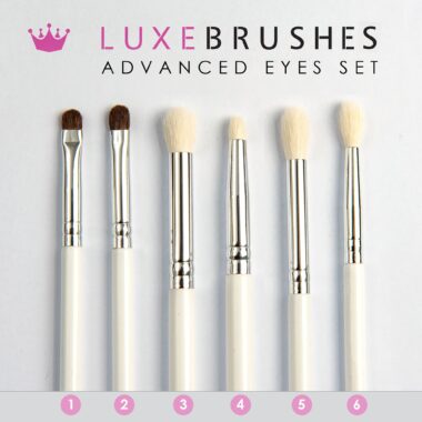 Set kistova za područje očiju - prirodna dlaka