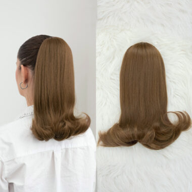 Svijetlo smeđa │ Ariana │ 40cm │ Rep na mrežicu