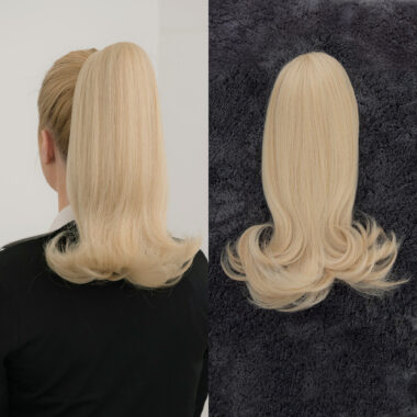 Šampanjac / Srednje Plava │ Ariana │ 40cm │ Rep na mrežicu