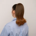 Smeđe bakreni ombre │ Ariana │ 40cm │ Rep na mrežicu