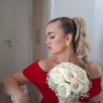 Tamno plava │ Opuštena kovrča │ 50cm │ Rep na mrežicu photo review