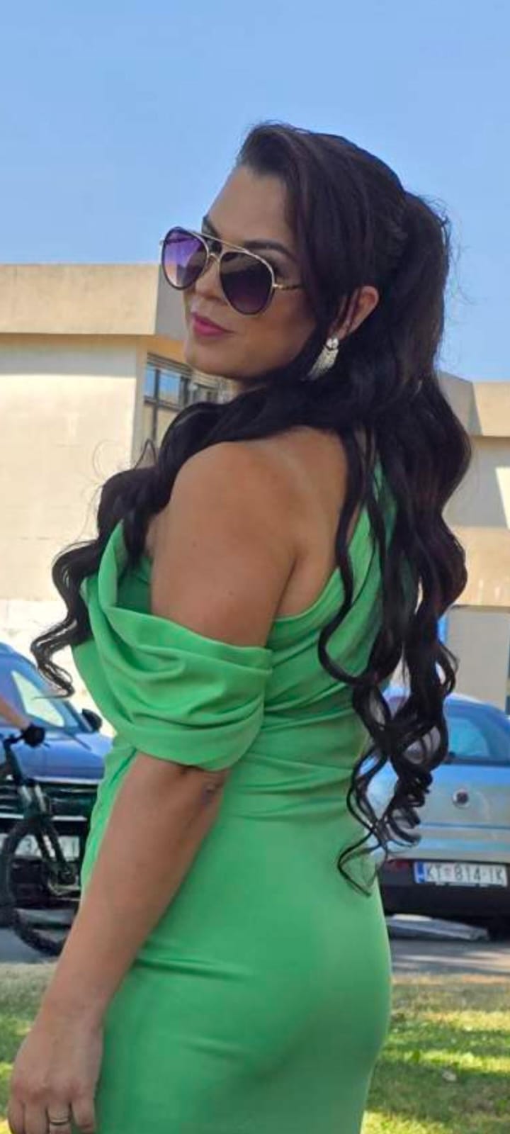 Smeđa │Opuštena kovrča │80cm │Rep na mrežicu photo review