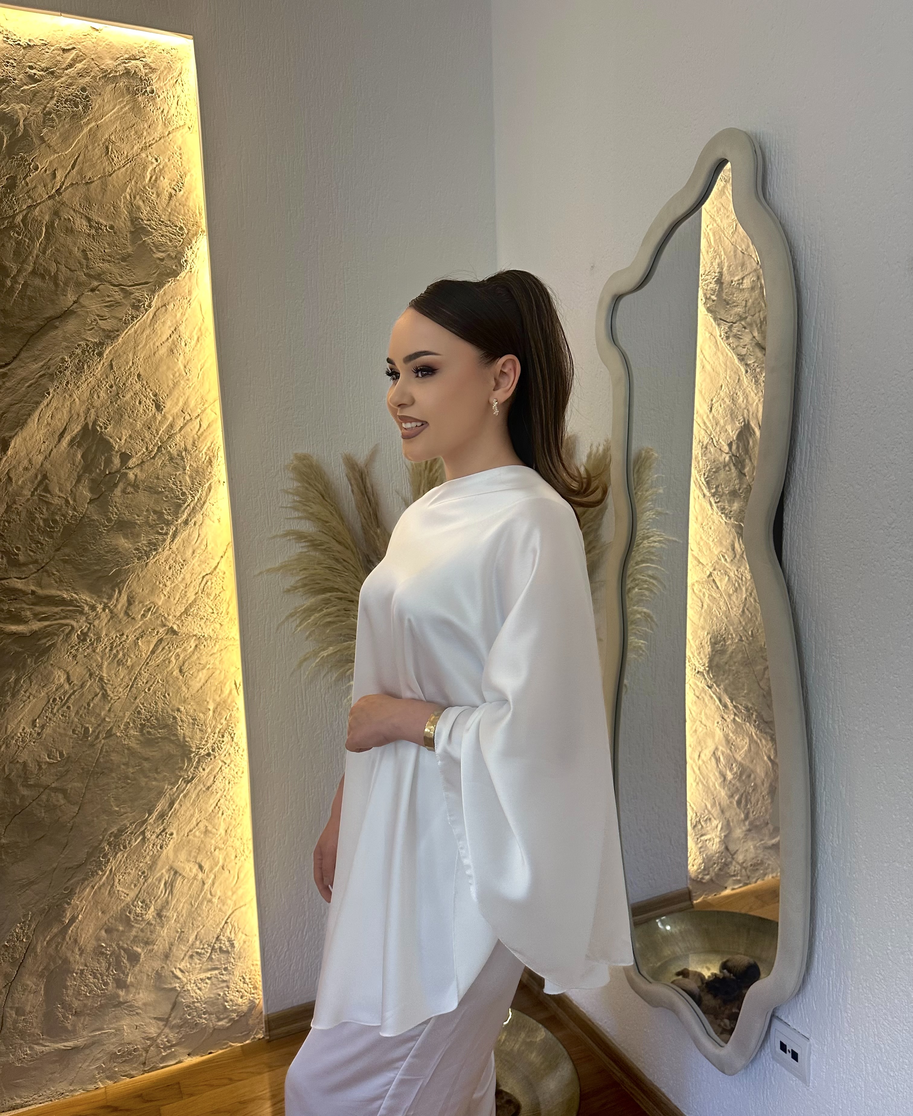 Smeđe bakreni ombre │ Ariana │ 40cm │ Rep na mrežicu photo review