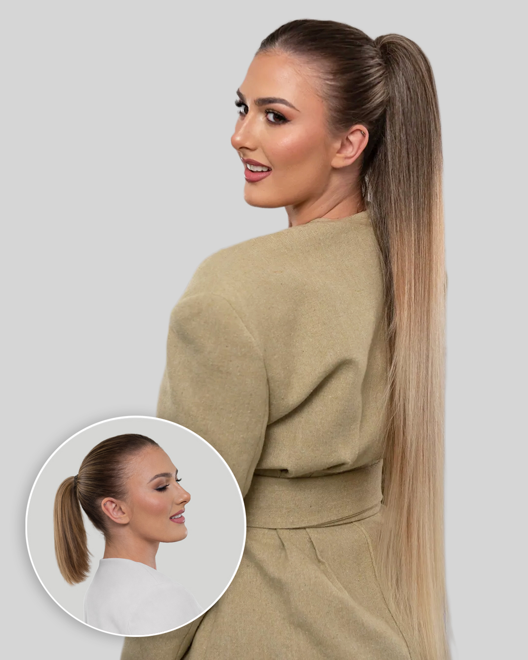 Ravni rep 90cm prije i poslije