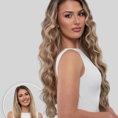 Glam waves - Jednodjelna "U" klipsa