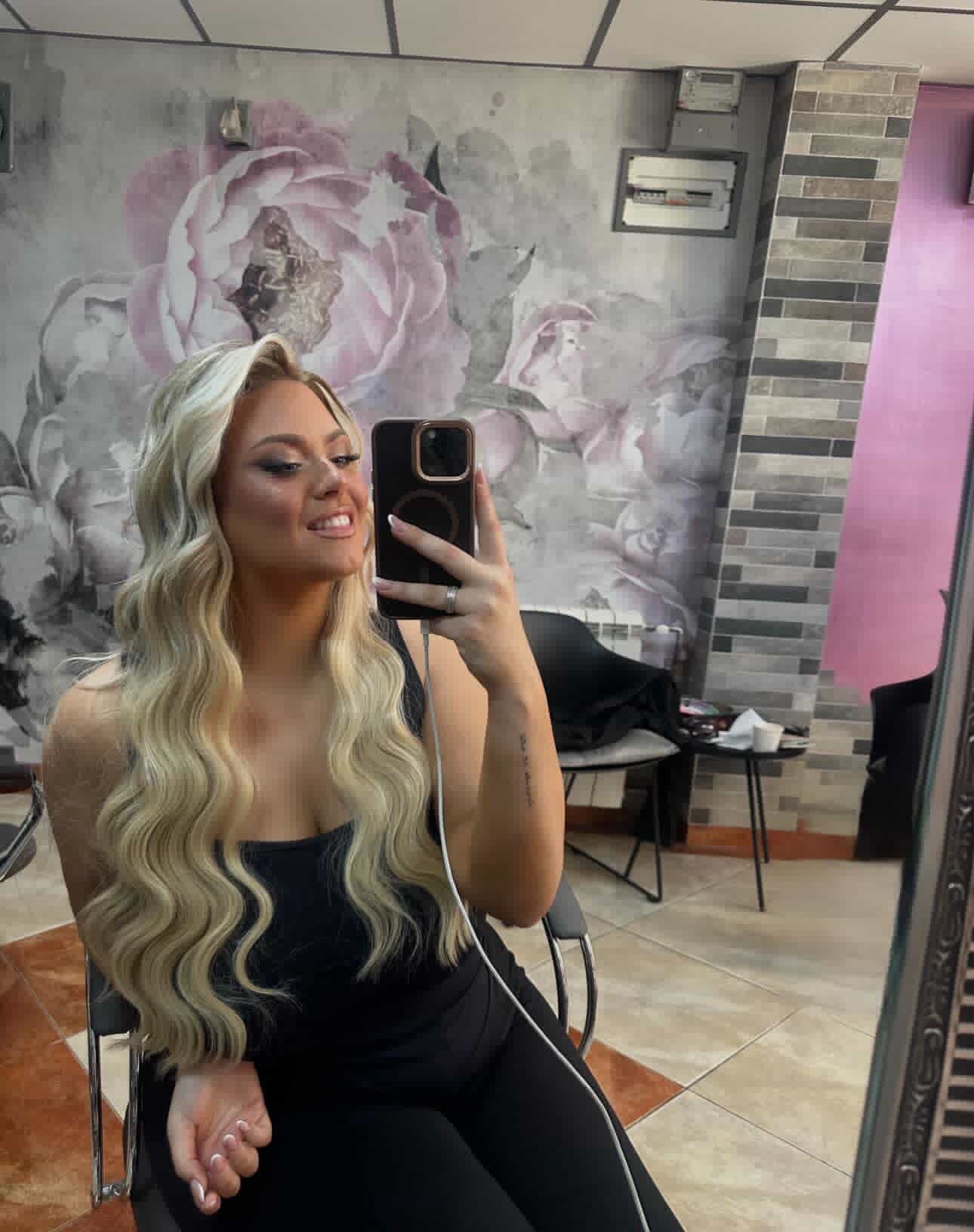 Glam waves "U" ekstenzije photo review